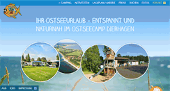 Desktop Screenshot of ostseecamp-dierhagen.de